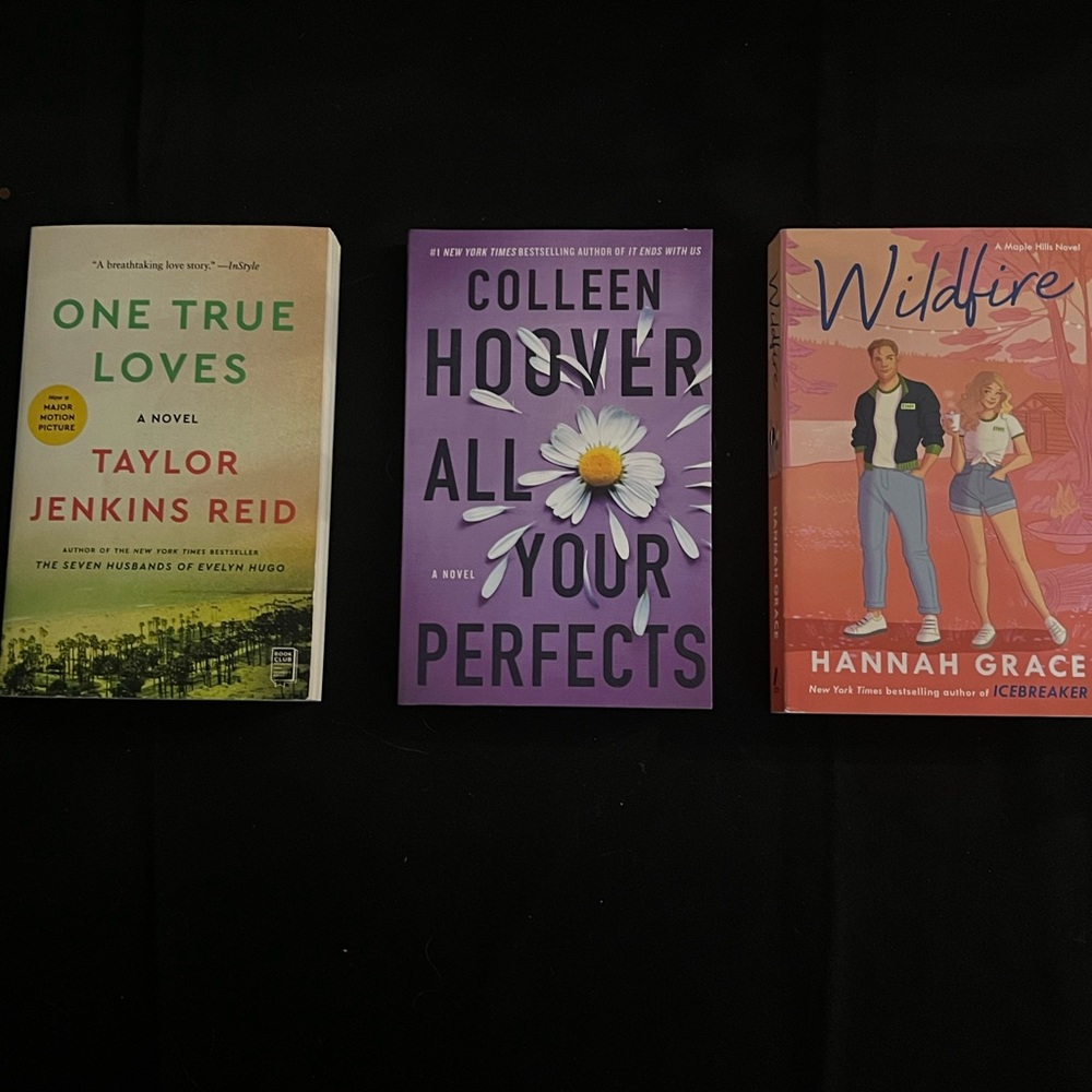 Set of Three Novels by Popular Authors